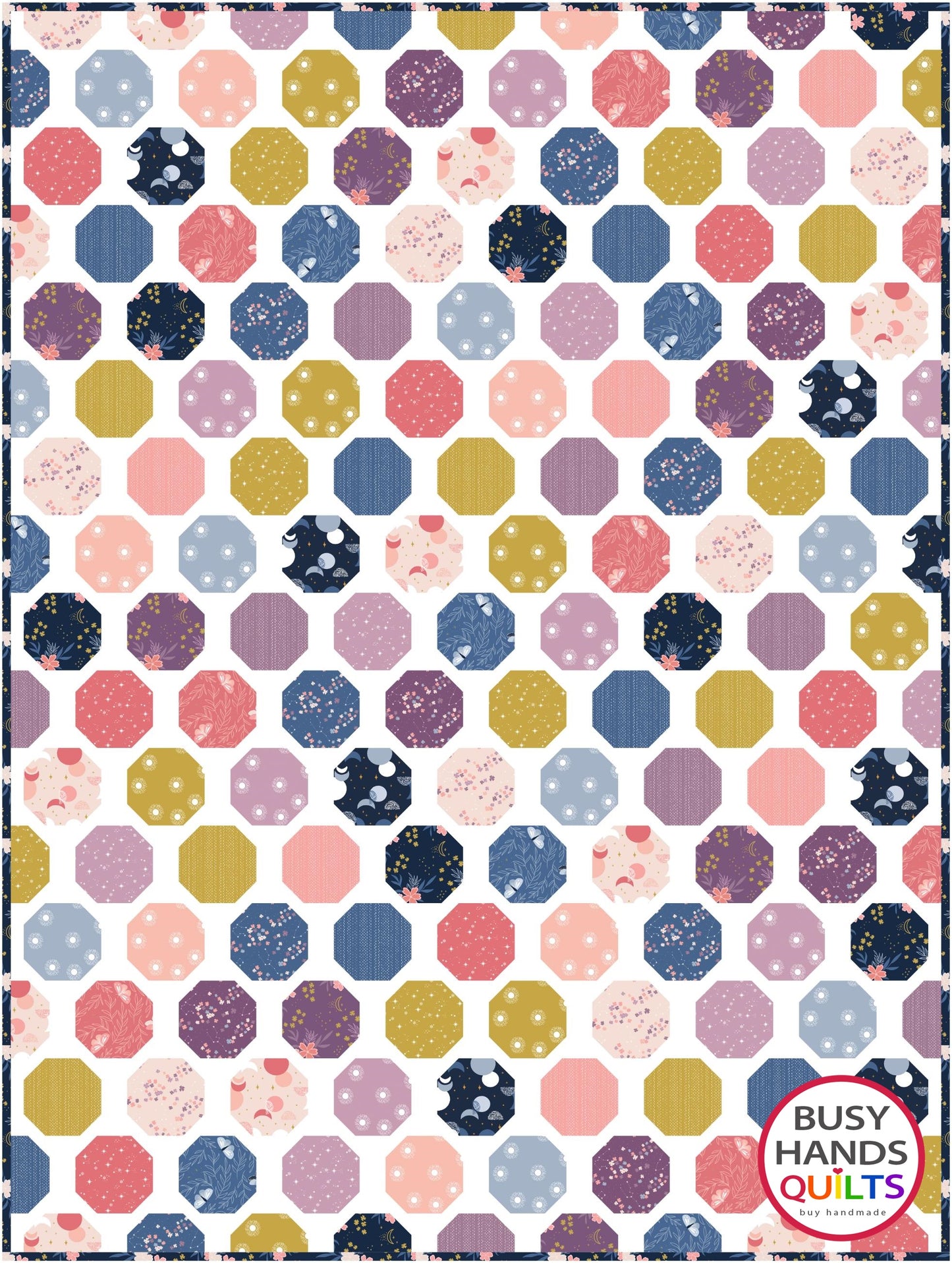 Wild Blooms Quilt Pattern PRINTED