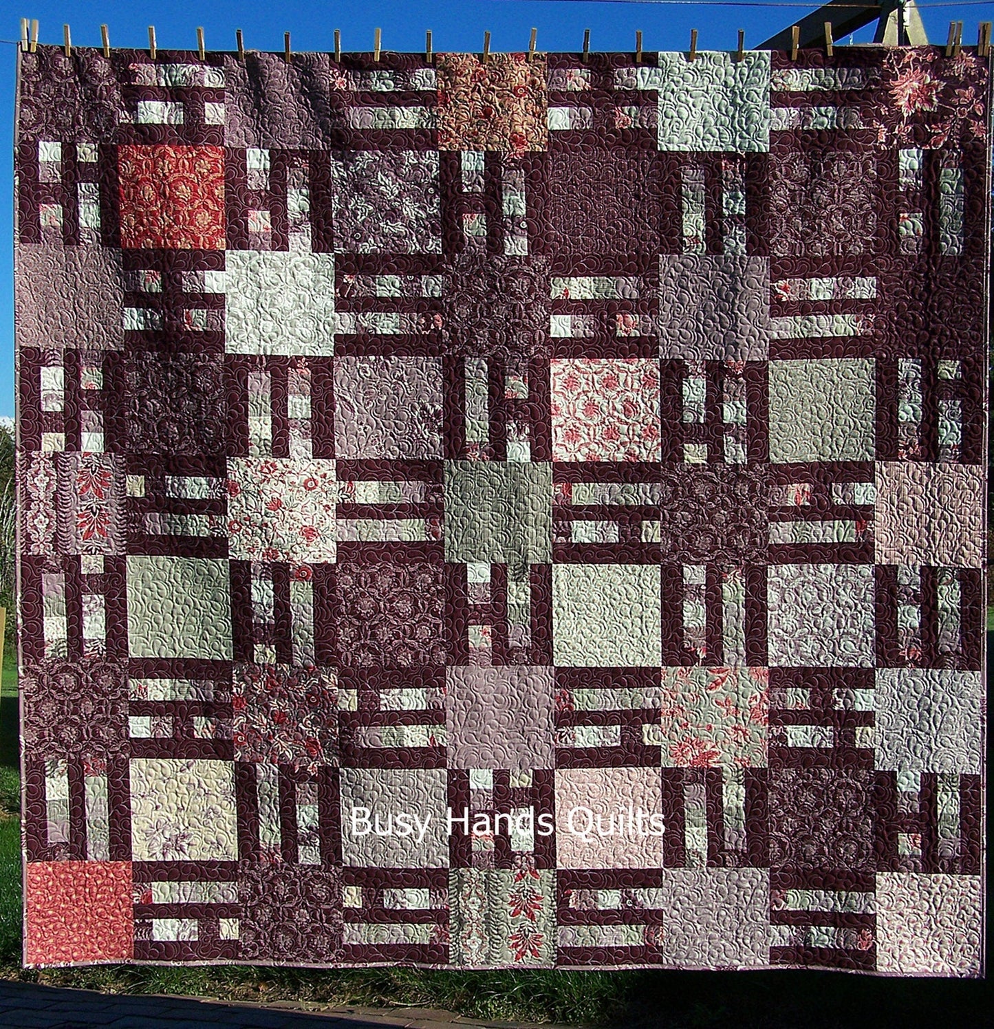 Picket Fence Quilt Pattern PRINTED Busy Hands Quilts {$price}