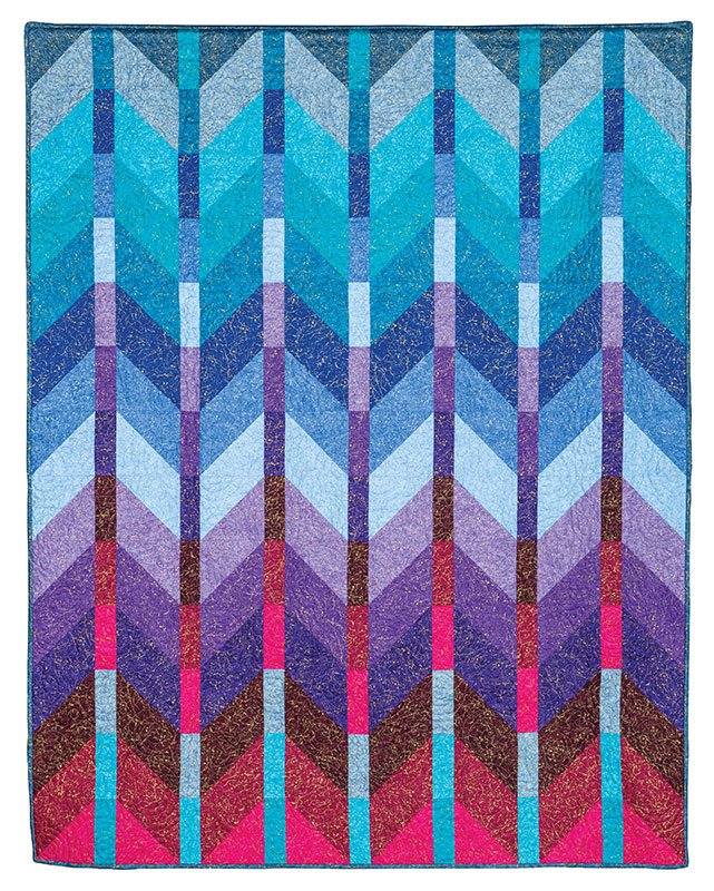 Ombre Mountains Quilt Pattern PDF DOWNLOAD