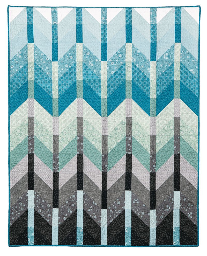 Ombre Mountains Quilt Pattern PDF DOWNLOAD