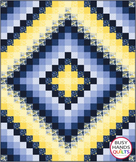 Around the World Quilt Pattern PRINTED Busy Hands Quilts {$price}