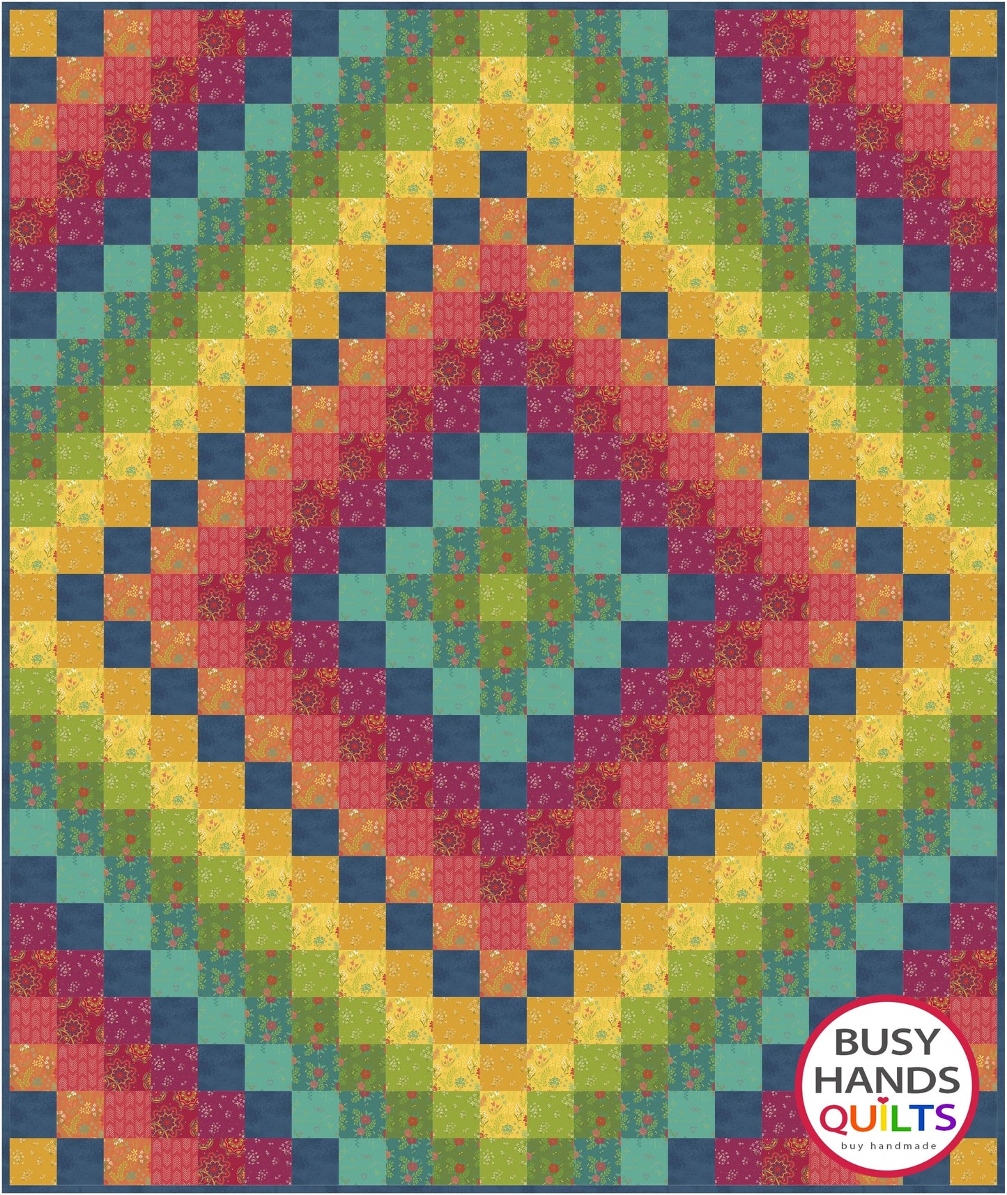 Around the World Quilt Pattern PDF DOWNLOAD Busy Hands Quilts $12.99