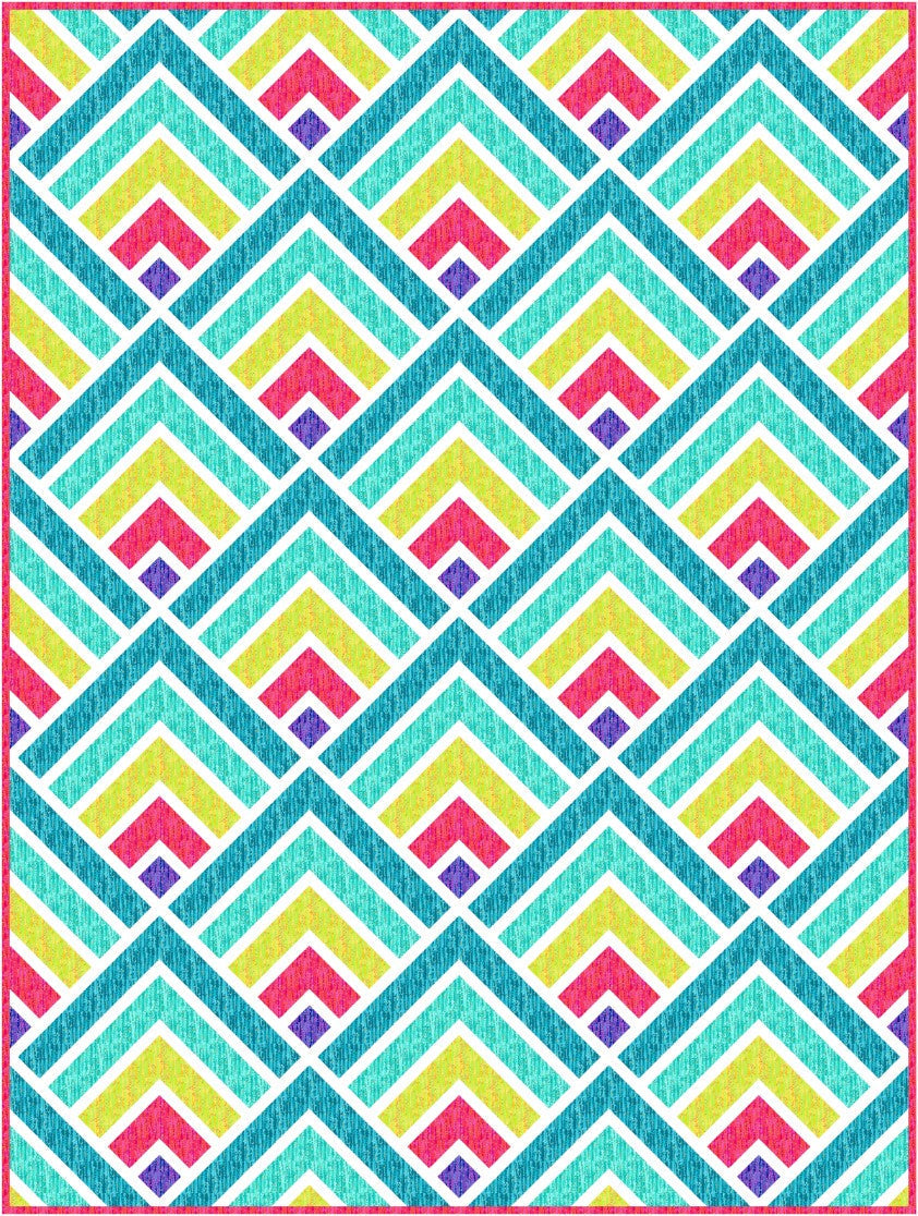 Mountain Peaks Quilt Pattern PDF DOWNLOAD Busy Hands Quilts $12.99