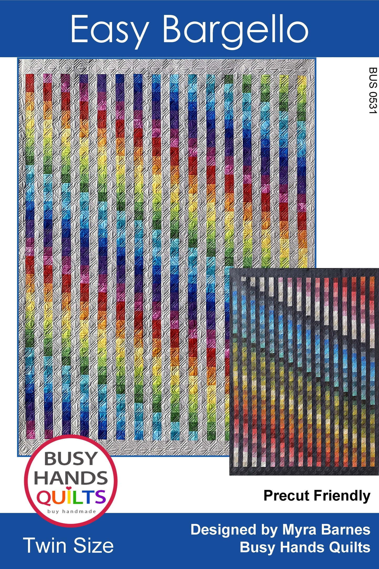 Easy Bargello Quilt Pattern PDF DOWNLOAD Busy Hands Quilts $12.99