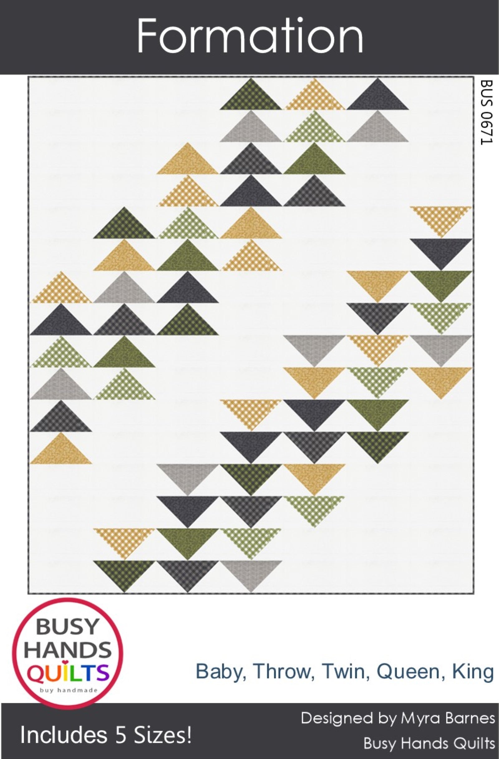 Formation Throw Size Quilt