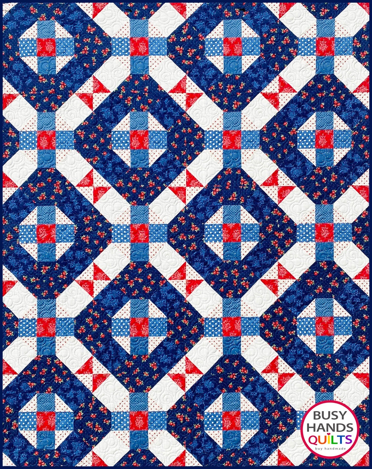 Nantucket Quilt Pattern PDF DOWNLOAD Busy Hands Quilts $12.99
