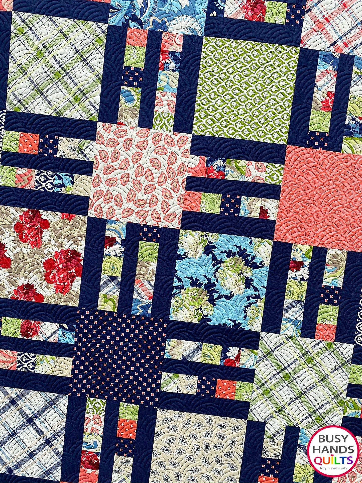 Picket Fence Quilt Pattern PDF DOWNLOAD Busy Hands Quilts $12.99