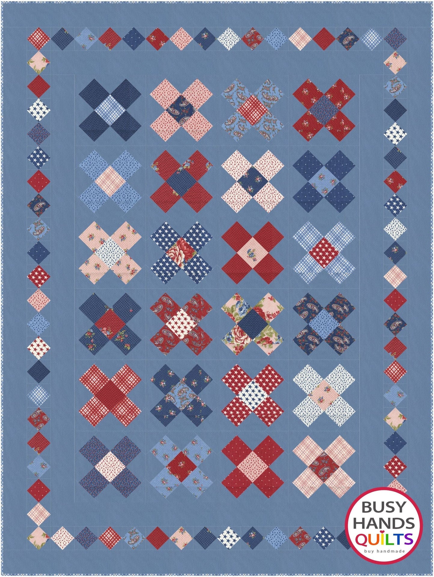 Belle Quilt Pattern PDF DOWNLOAD Busy Hands Quilts $12.99