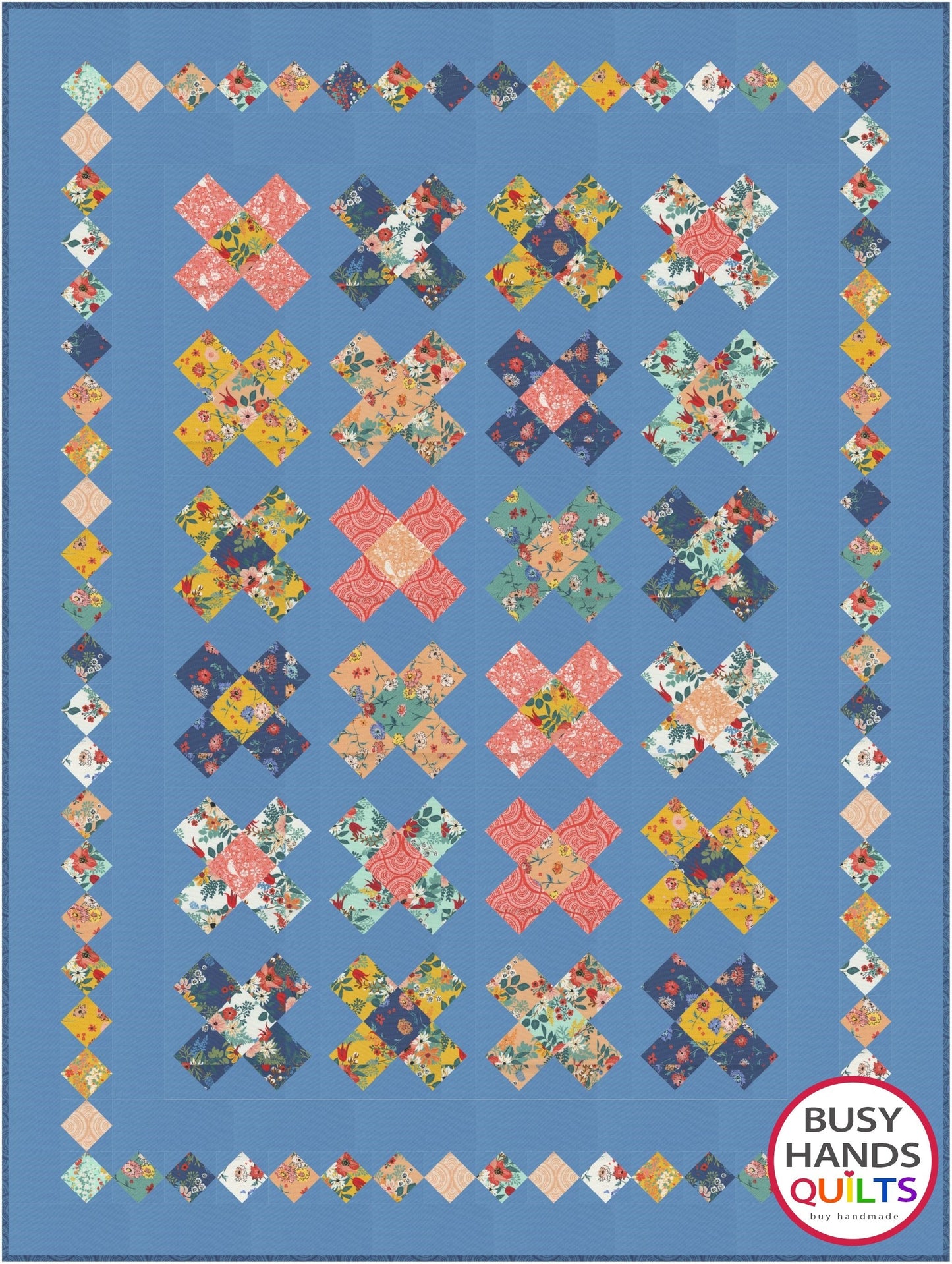 Belle Quilt Pattern PDF DOWNLOAD Busy Hands Quilts $12.99