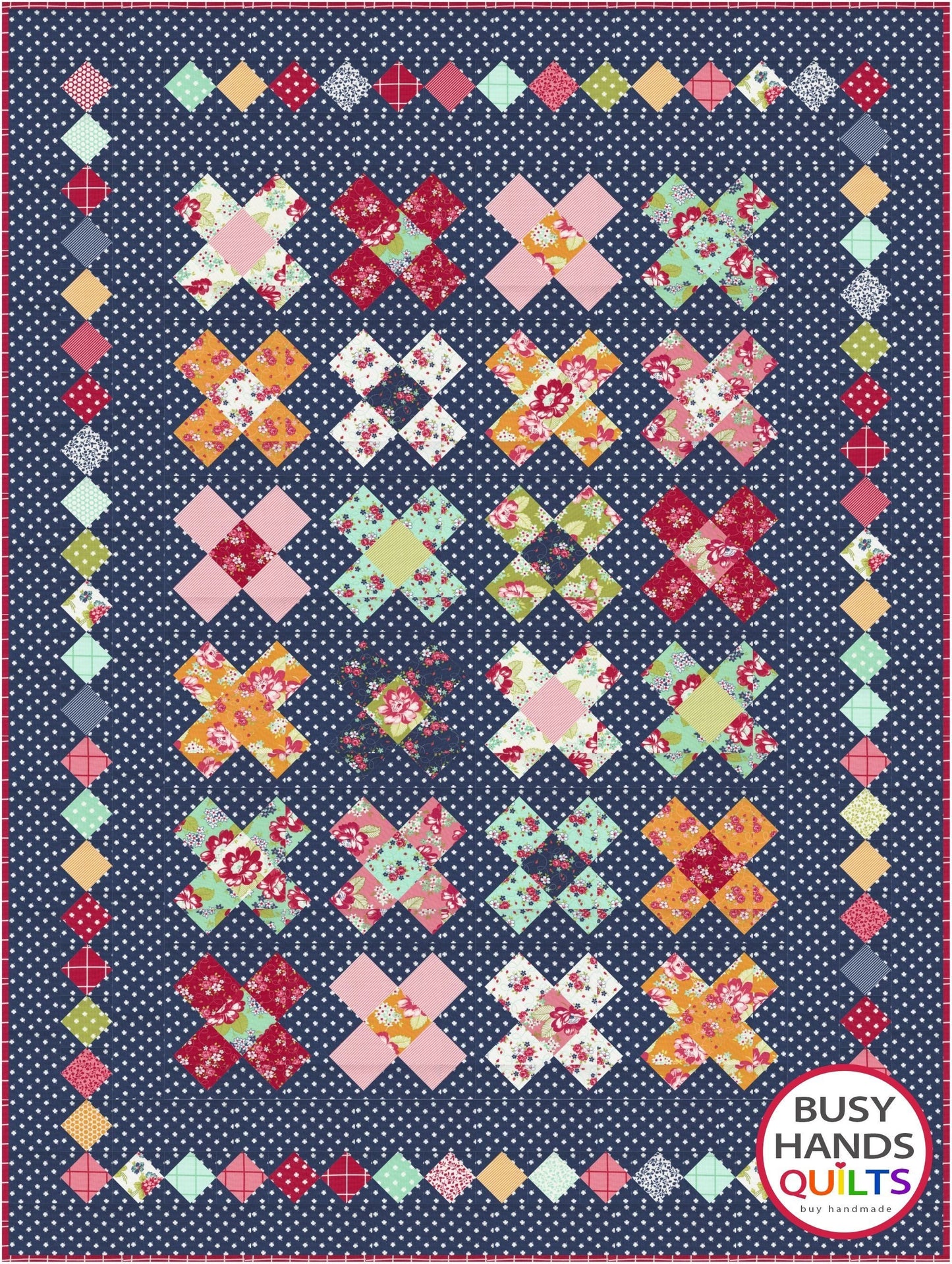 Belle Quilt Pattern PDF DOWNLOAD Busy Hands Quilts $12.99