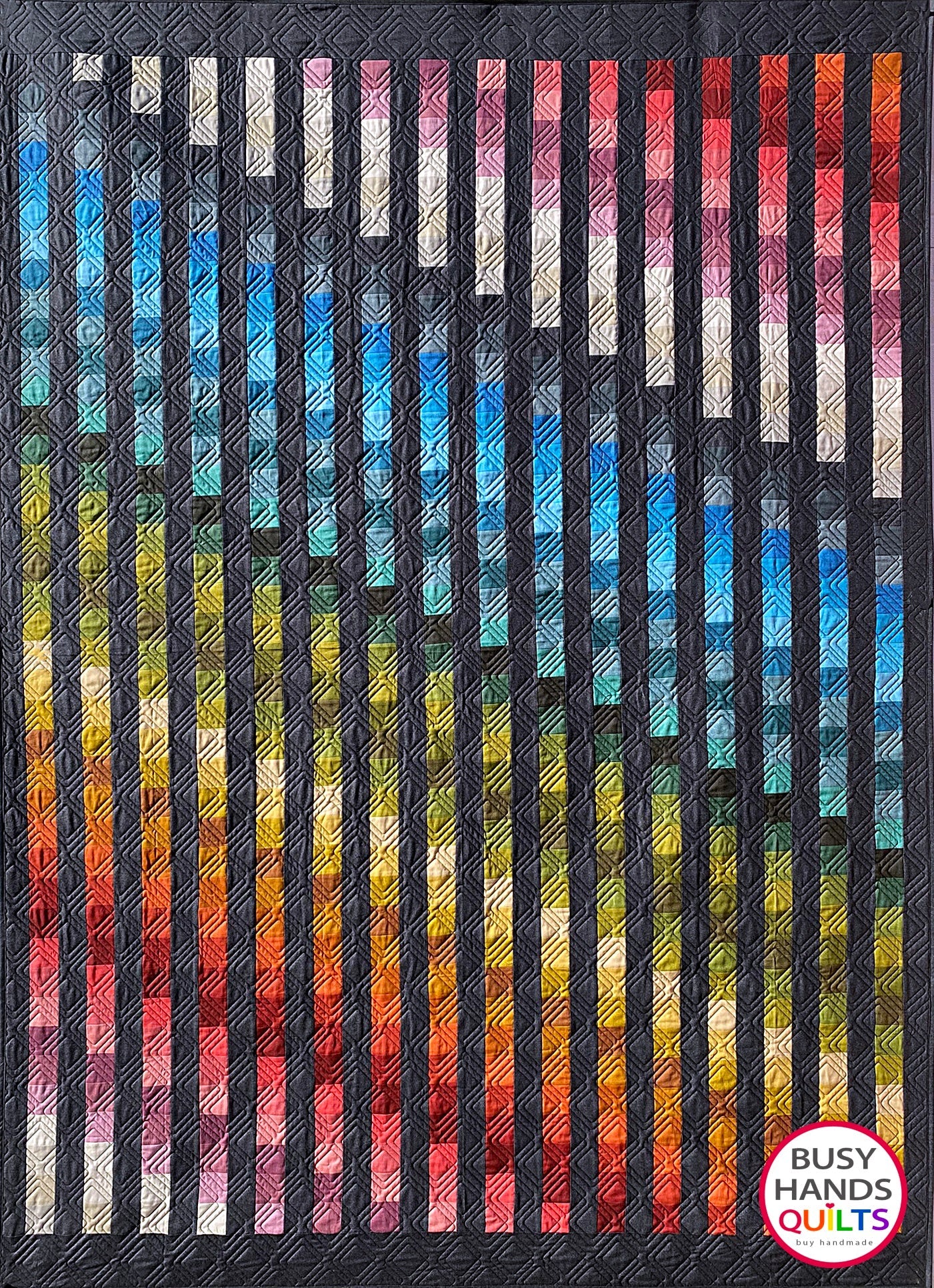 Easy Bargello Quilt Pattern PRINTED Busy Hands Quilts {$price}