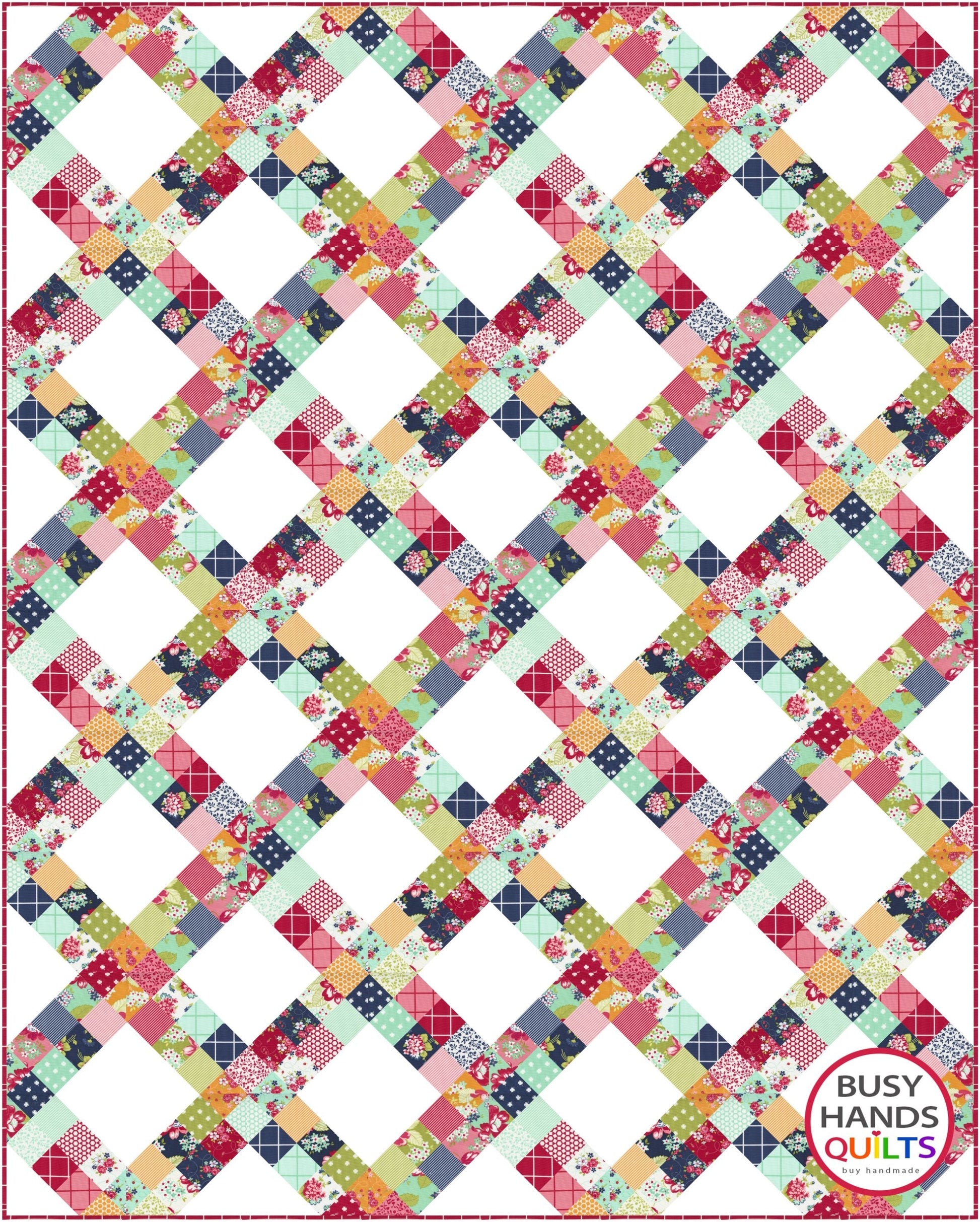 Hand Picked Quilt Pattern PRINTED Busy Hands Quilts {$price}