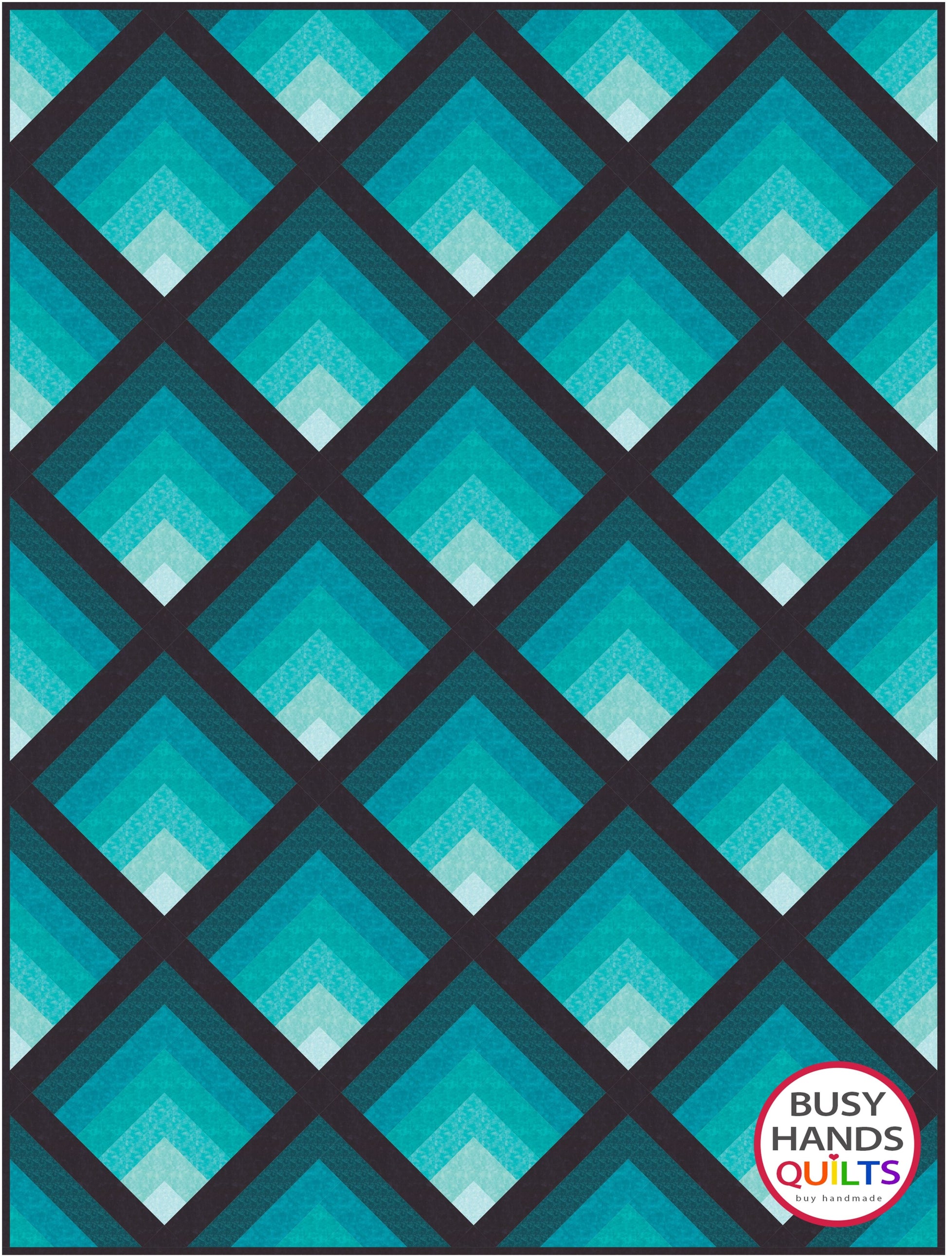 Waterfall II Quilt Pattern PDF DOWNLOAD Busy Hands Quilts $12.99