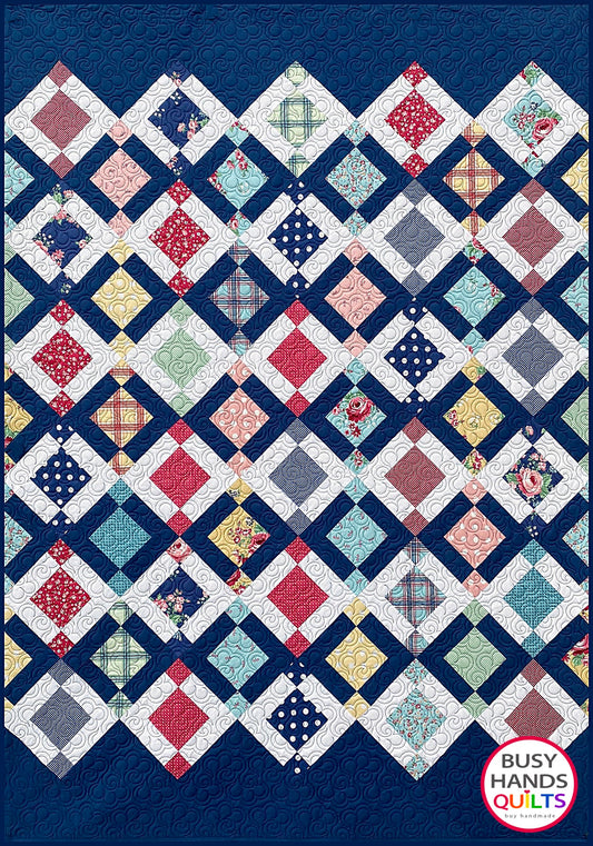 Woven Windows Quilt Pattern PDF DOWNLOAD Busy Hands Quilts $12.99