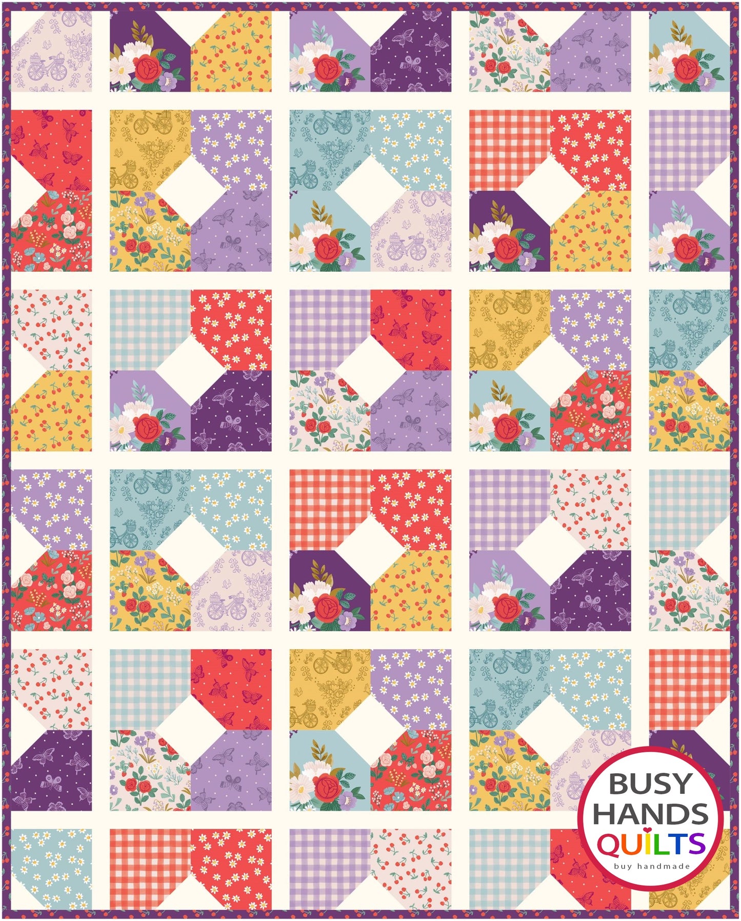 Cottage Love Quilt Pattern PRINTED