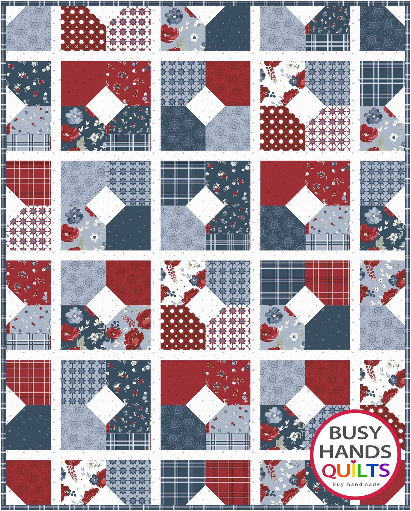 Cottage Love Quilt Pattern PRINTED