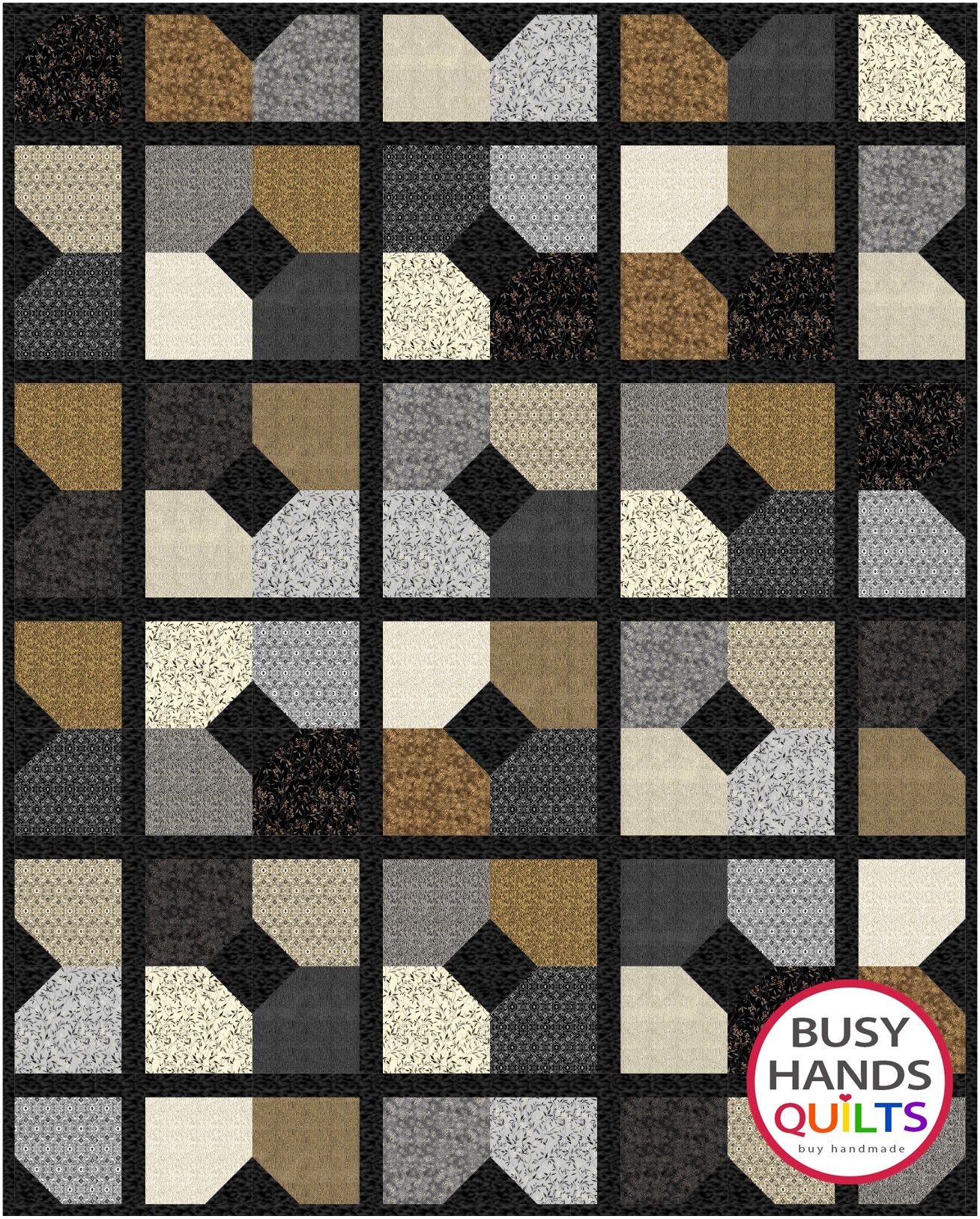 Cottage Love Quilt Pattern PRINTED