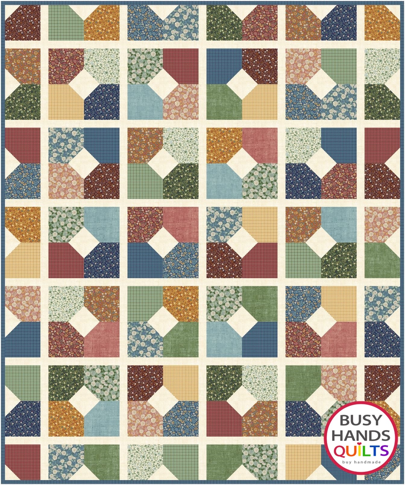 Cottage Love Quilt Pattern PRINTED