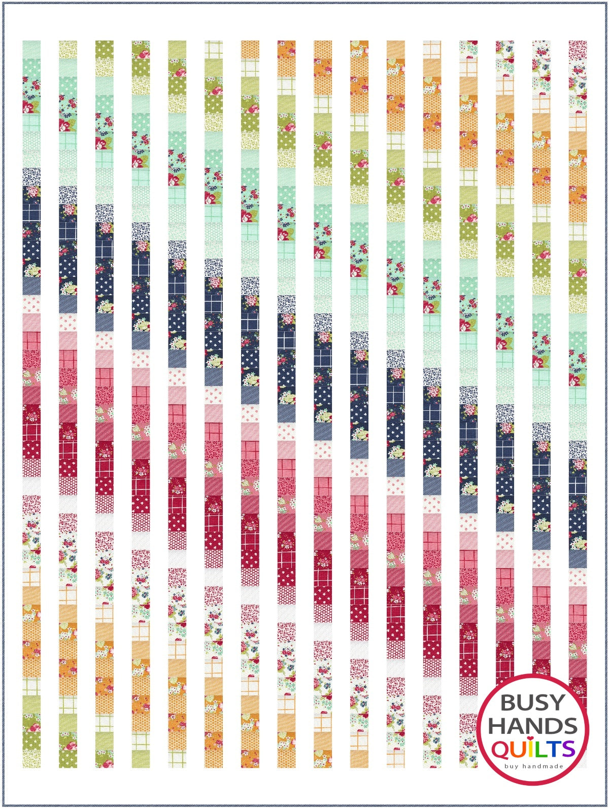 Easy Bargello Quilt Pattern PDF DOWNLOAD Busy Hands Quilts $12.99