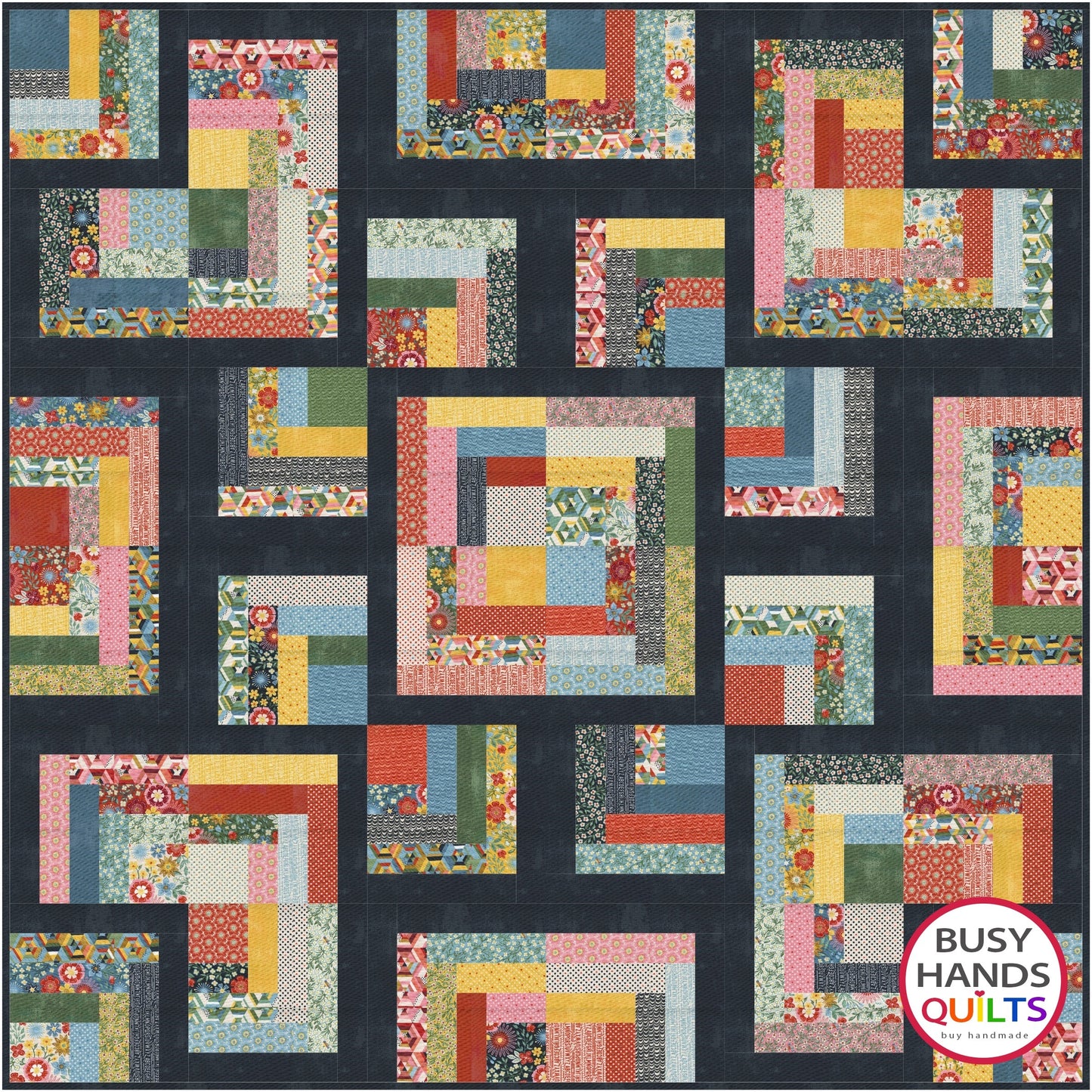 Friendship Quilt Pattern PRINTED Busy Hands Quilts {$price}