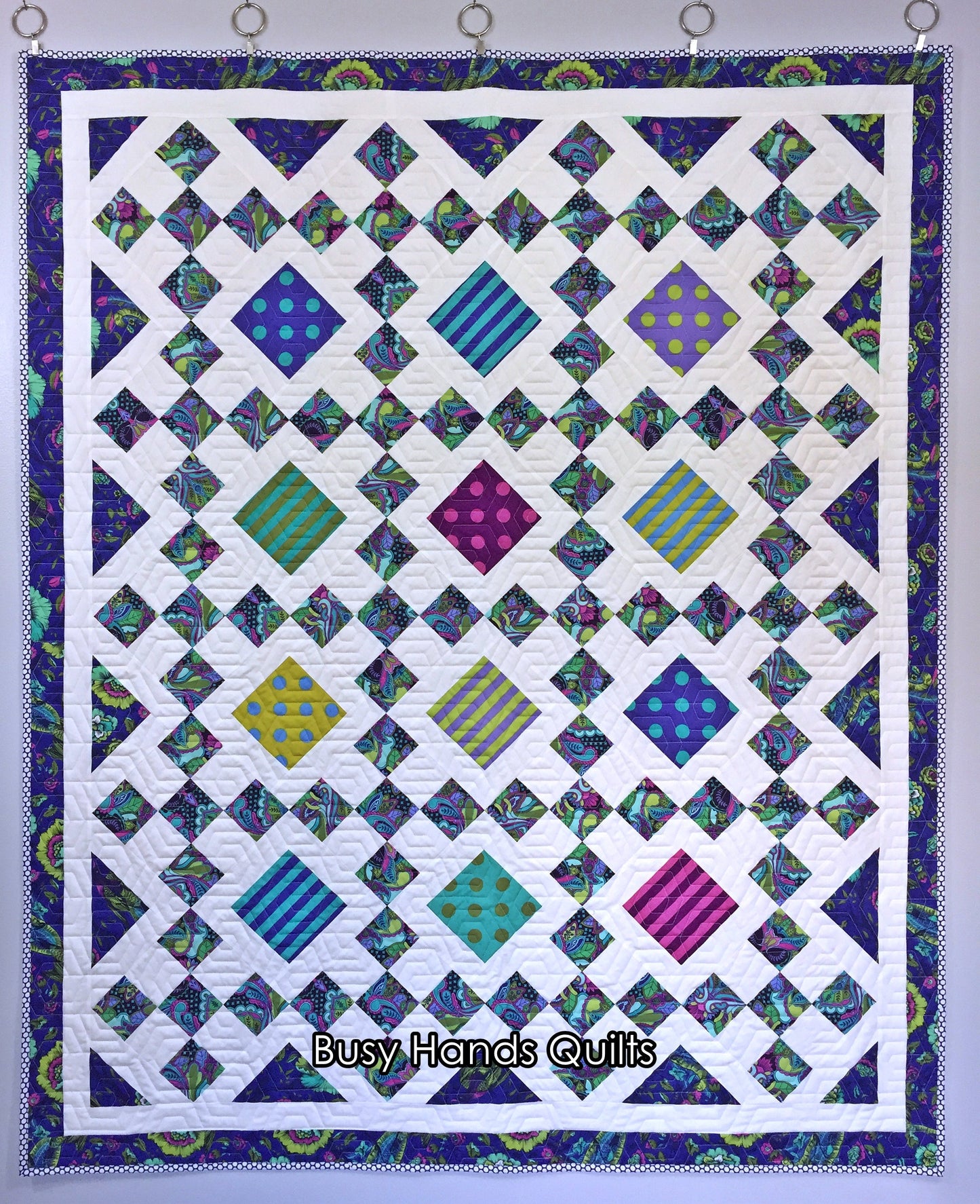 Granny's Square Patch Quilt Pattern PRINTED Busy Hands Quilts {$price}