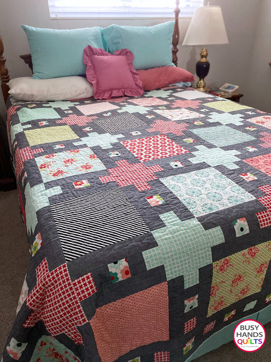 Castle Dreams Quilt Pattern PDF DOWNLOAD Busy Hands Quilts $12.99