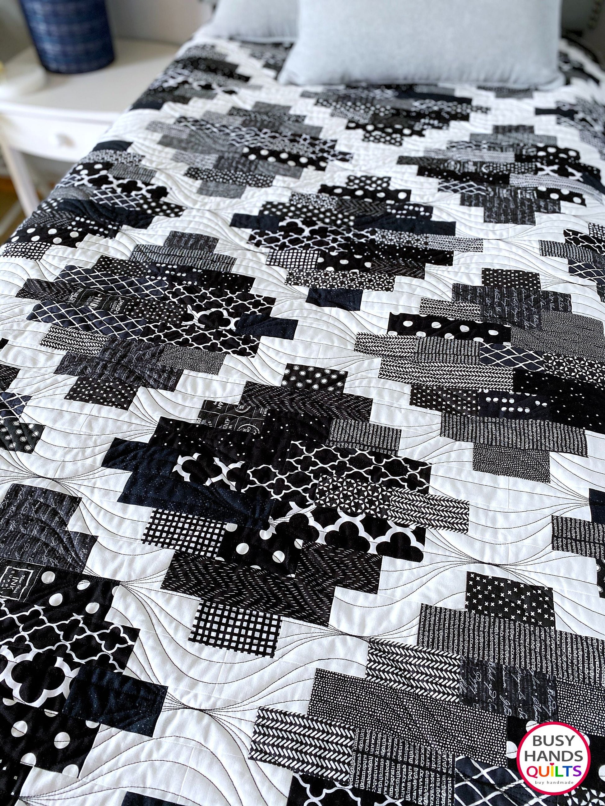 Hampton Court Quilt Pattern PRINTED Busy Hands Quilts {$price}