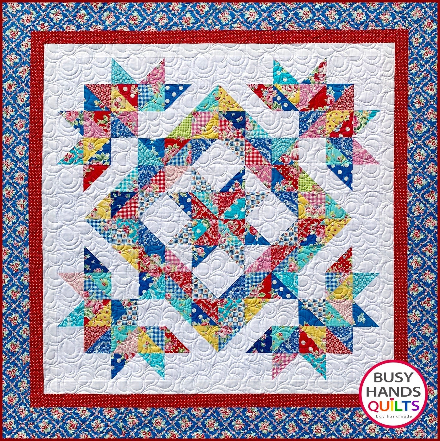 Whimsical Quilt Pattern PDF DOWNLOAD Busy Hands Quilts $12.99