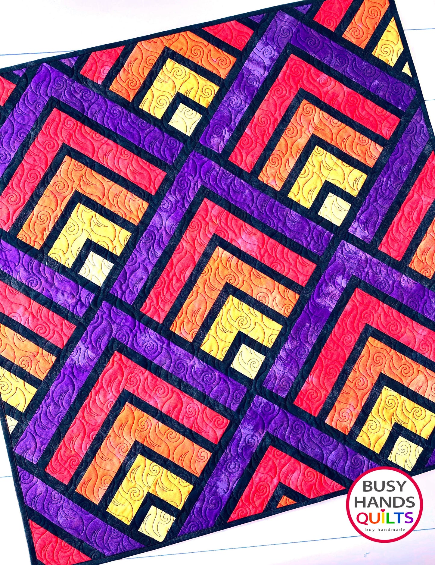 Mountain Peaks Quilt Pattern PRINTED Busy Hands Quilts {$price}