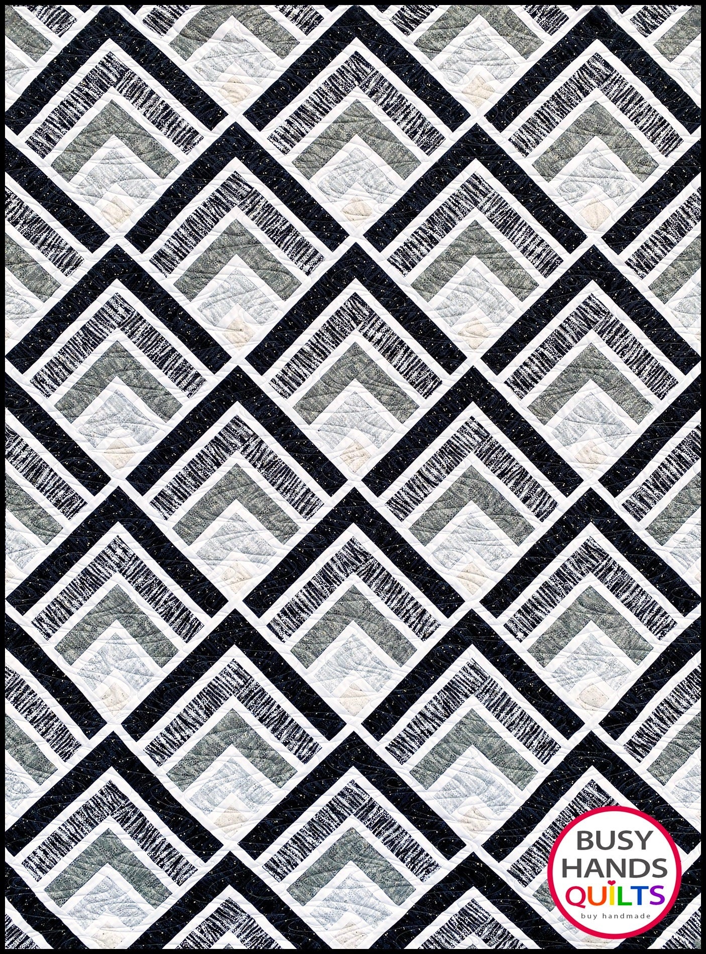 Mountain Peaks Quilt Pattern PRINTED Busy Hands Quilts {$price}