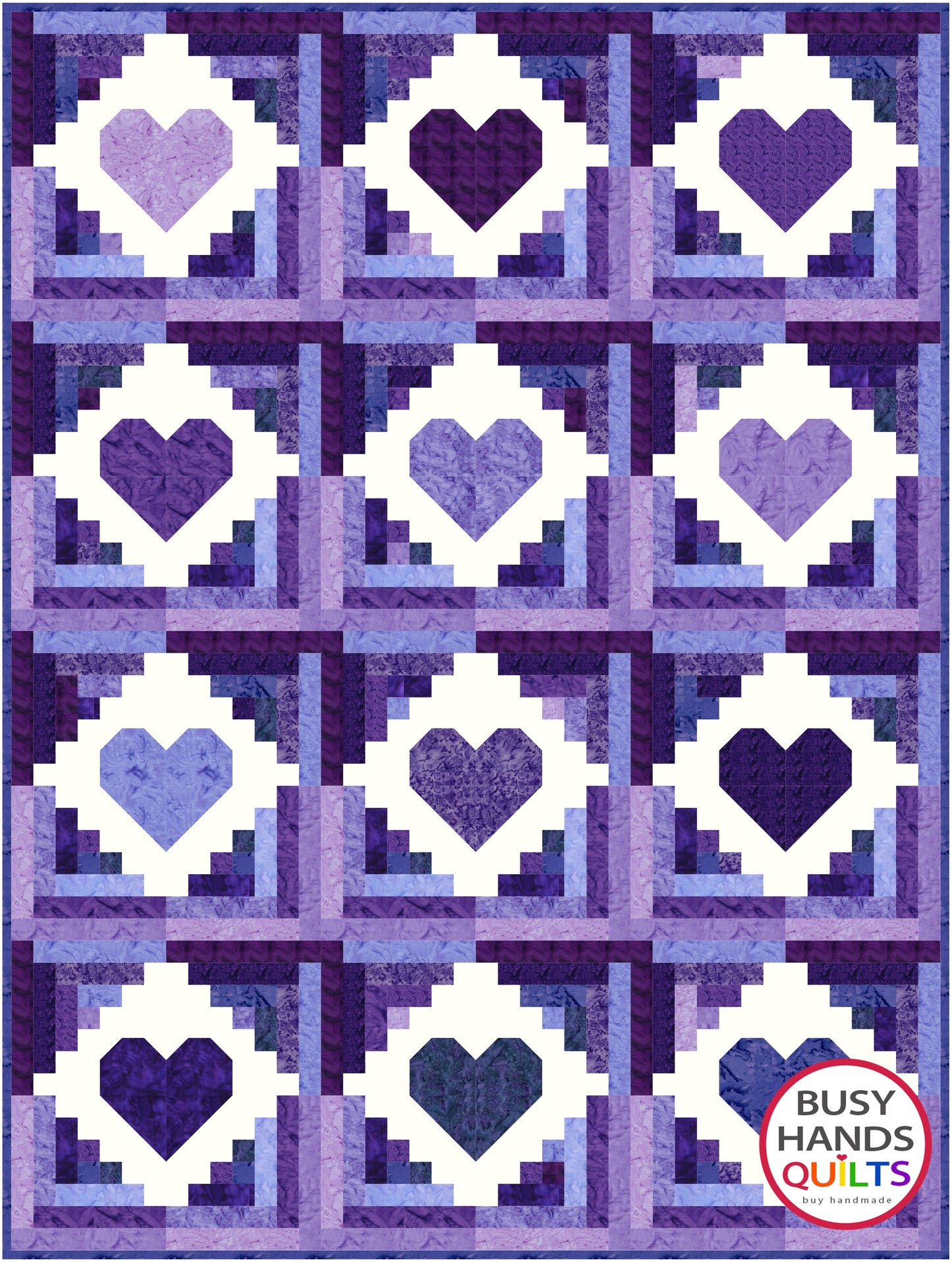 Quilty Cabins Quilt Pattern PRINTED