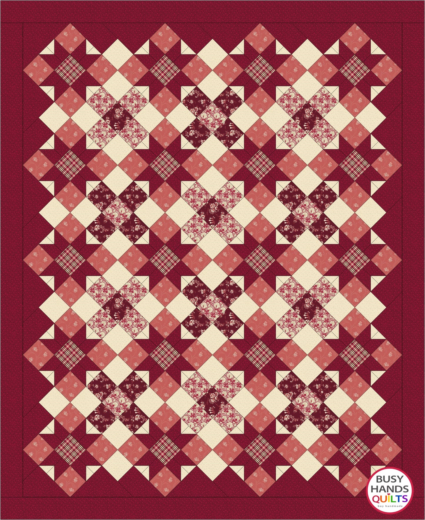 Calliope Quilt Pattern PRINTED Busy Hands Quilts {$price}