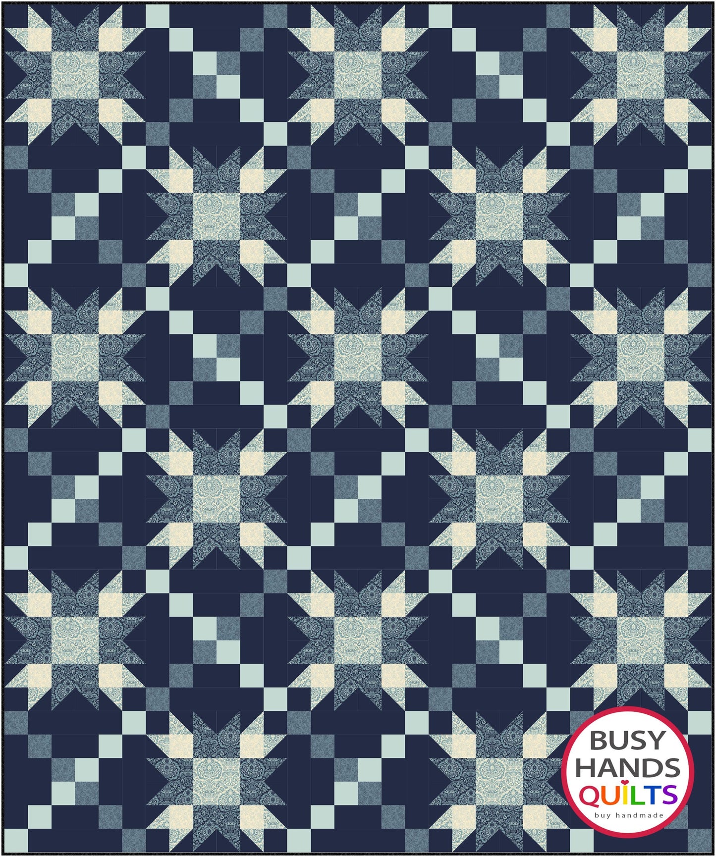 Shooting Stars Quilt Pattern PRINTED Busy Hands Quilts {$price}
