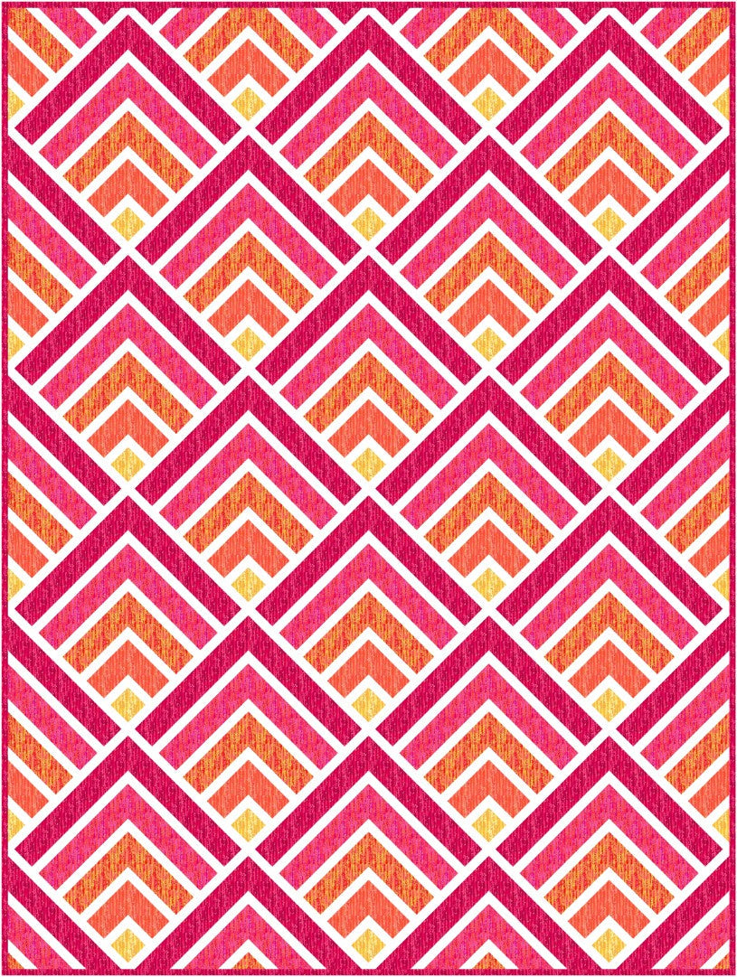 Mountain Peaks Quilt Pattern PRINTED Busy Hands Quilts {$price}