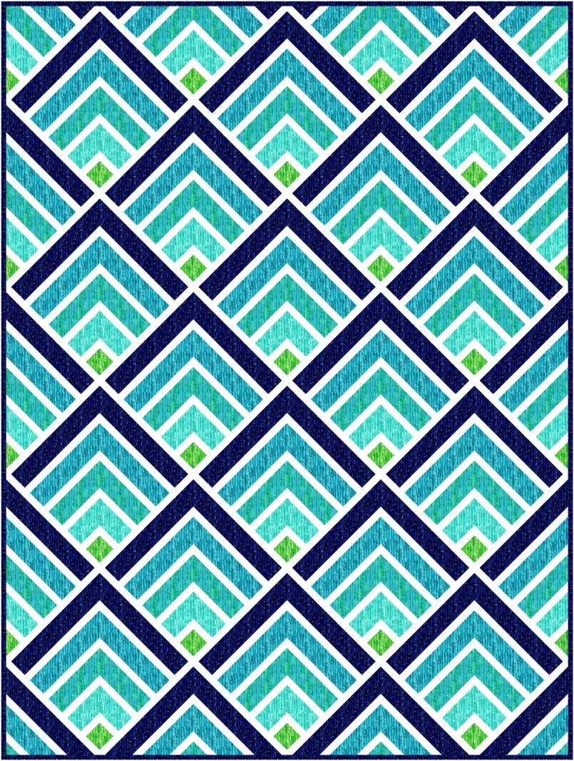 Mountain Peaks Quilt Pattern PRINTED Busy Hands Quilts {$price}
