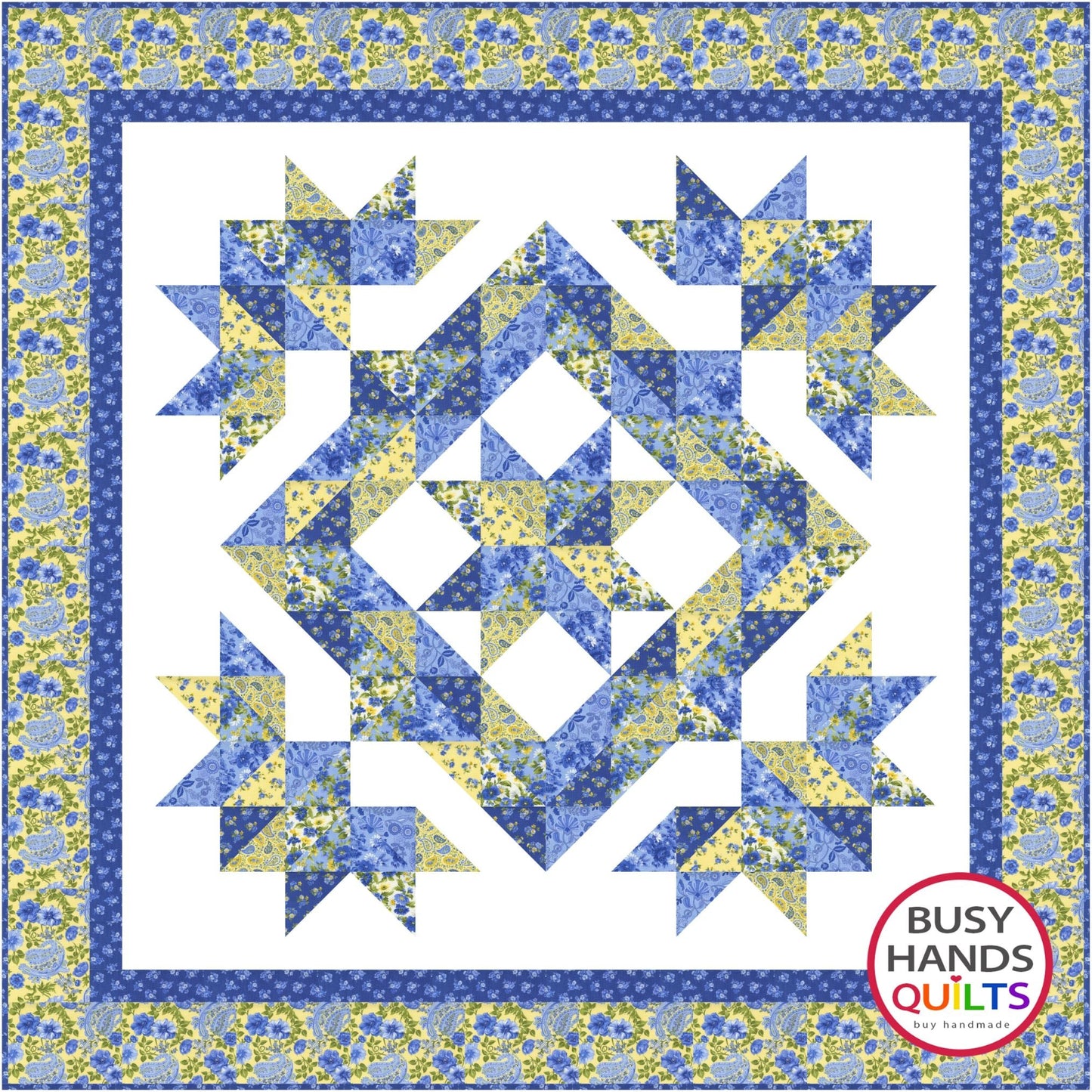 Whimsical Quilt Pattern PDF DOWNLOAD Busy Hands Quilts $12.99