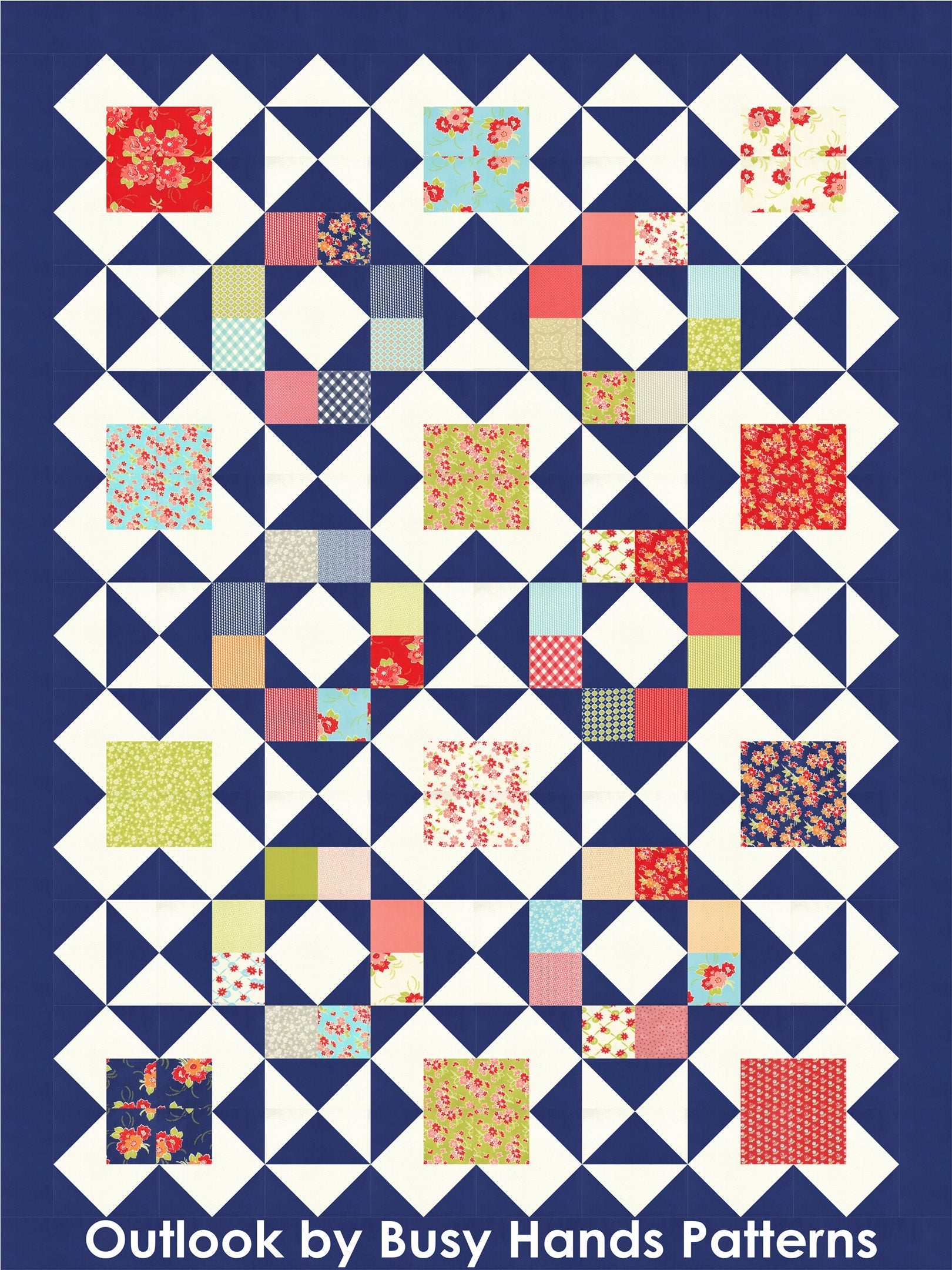 Outlook Quilt Pattern PDF DOWNLOAD Busy Hands Quilts $12.99