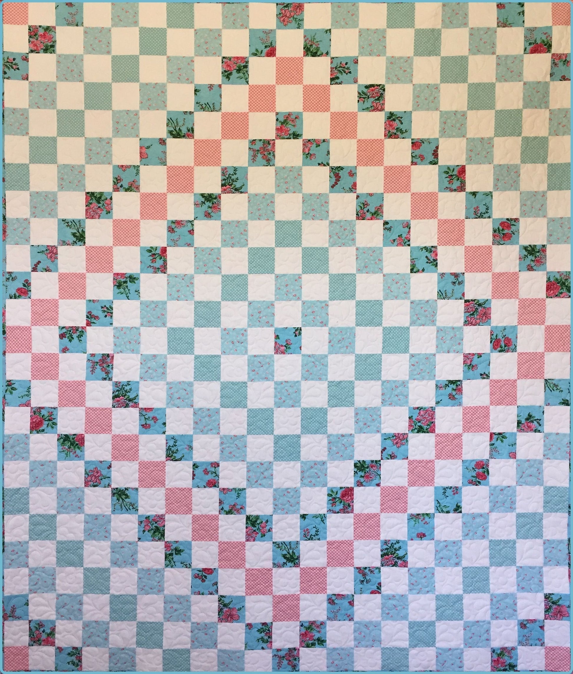Patchwork Blues Quilt Pattern PDF DOWNLOAD Busy Hands Quilts $12.99