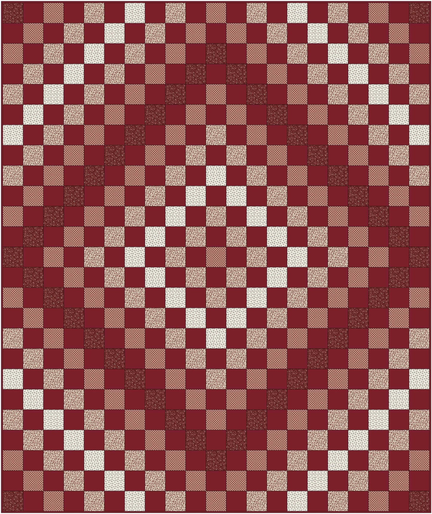 Patchwork Blues Quilt Pattern PDF DOWNLOAD Busy Hands Quilts $12.99