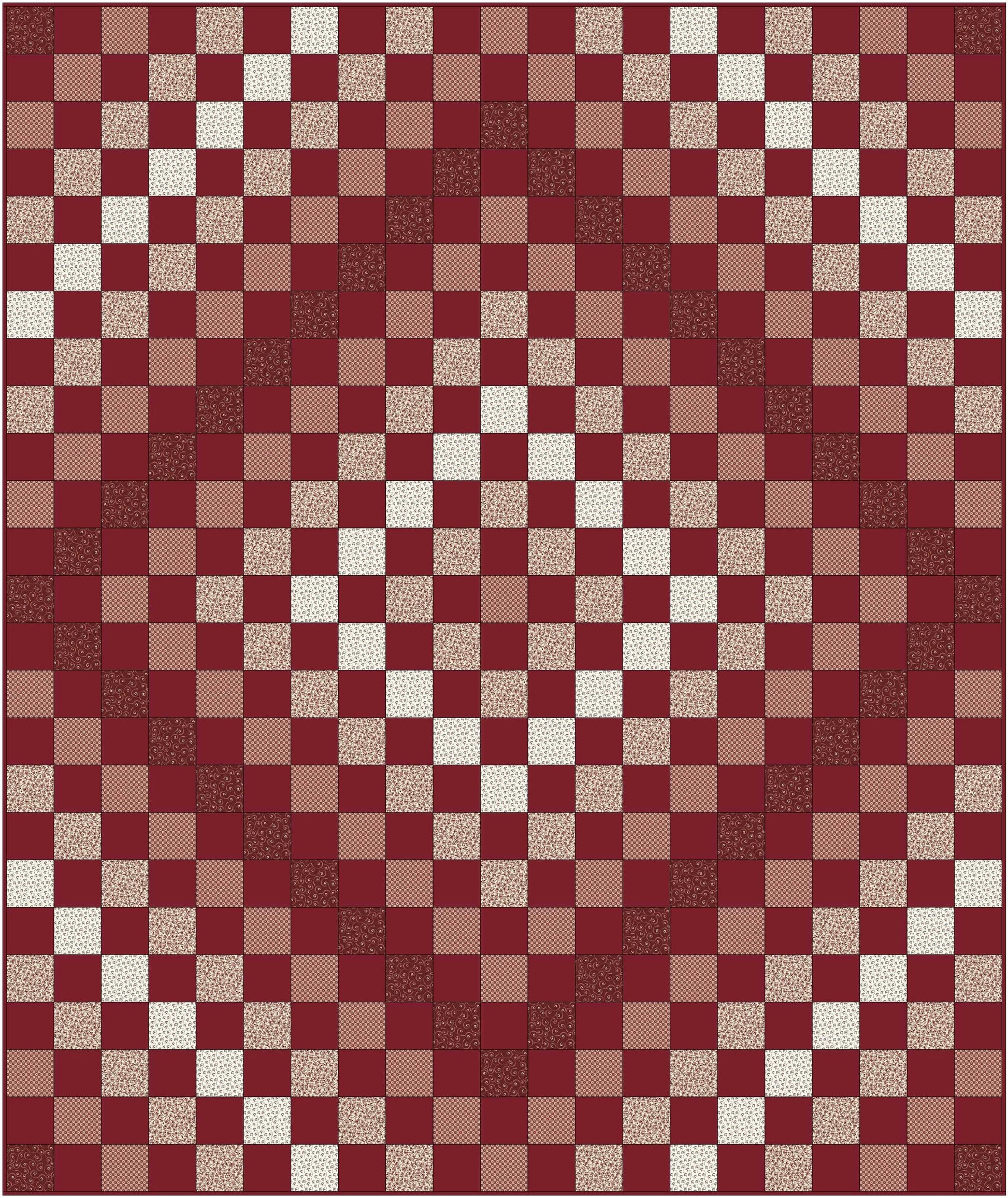 Patchwork Blues Quilt Pattern PDF DOWNLOAD Busy Hands Quilts $12.99