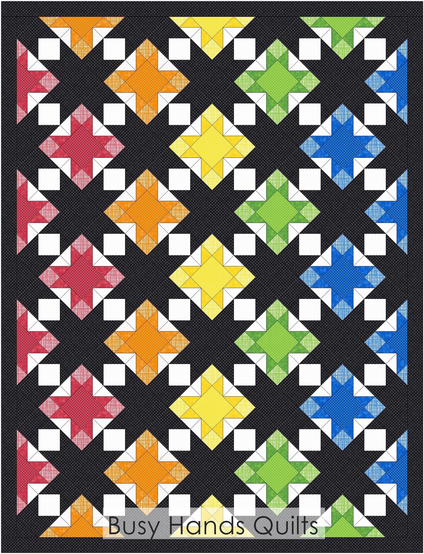Night Sky Quilt Pattern PDF DOWNLOAD Busy Hands Quilts $12.99