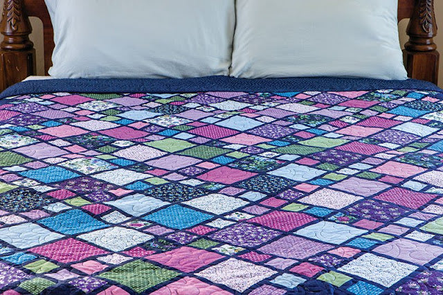 A Scrappy Life Throw Quilt in Bonnie and Camille!