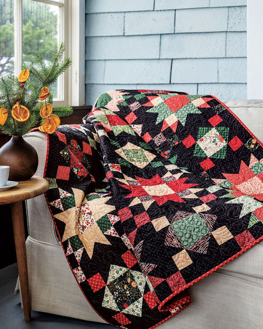 Summer on the Porch Throw Quilt Kits in Evening Stroll