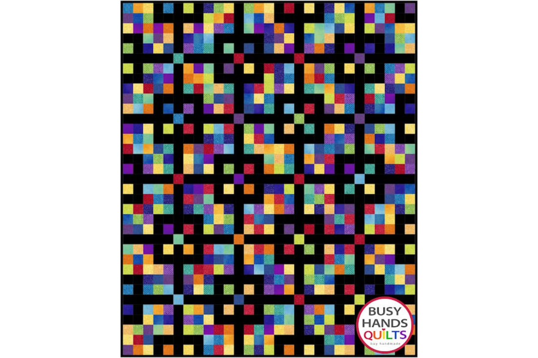 Grid Pop Quilt Pattern Mockups!