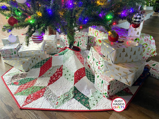 Quilted Christmas Tree Skirt!