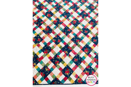 New Quilt Pattern - Bountiful Throw Quilt in Market Street!