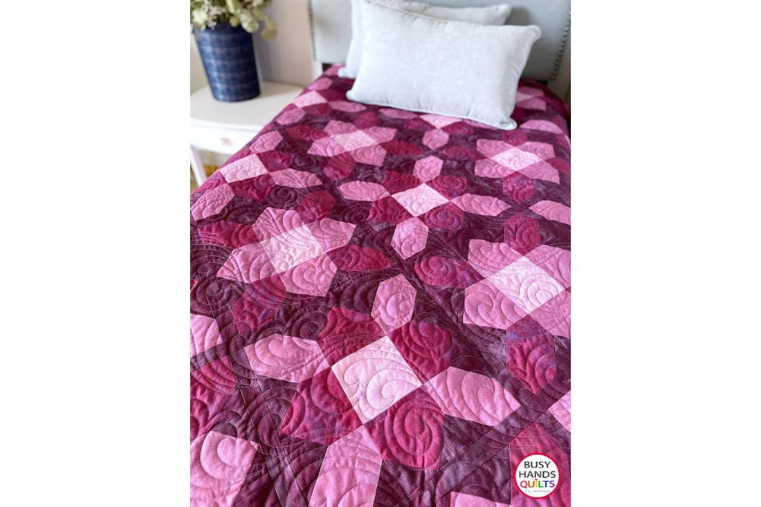Sweet Comfort Throw Quilt - The Plum One!