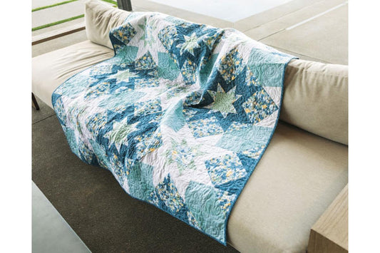 Adeline Throw Quilt Kit in Tranquil Blume!