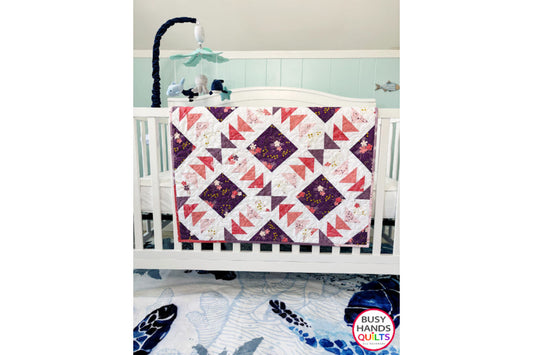 Harmony Baby Quilt in Moonchild!