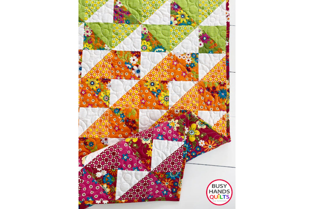 Horizon Baby Quilt in Mini Fab!